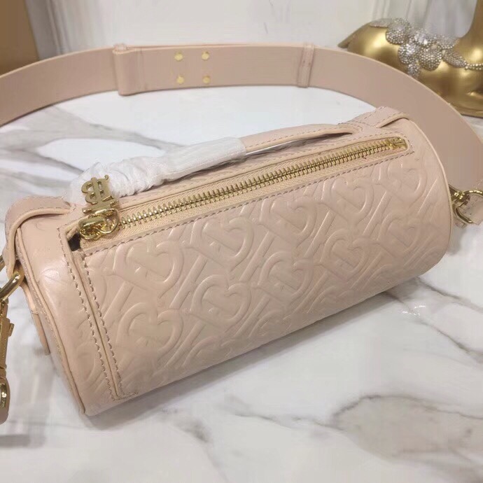 Burberry Barrel Monogram Bag Pink For Women, Women’s Bags 10in/27cm