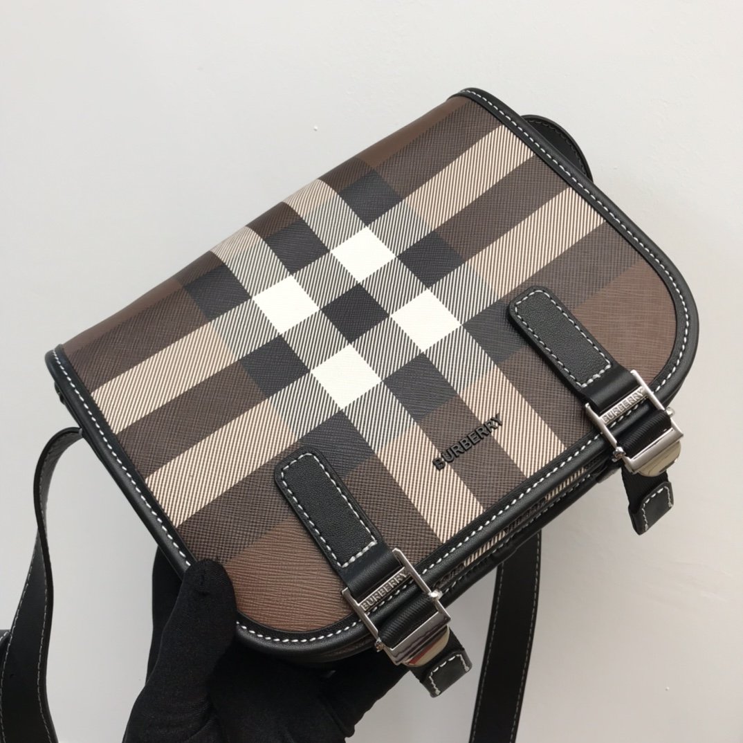 Burberry Check And Crossbody Bag For Men, Men’s Bags 7.7in/19.5cm 80528041