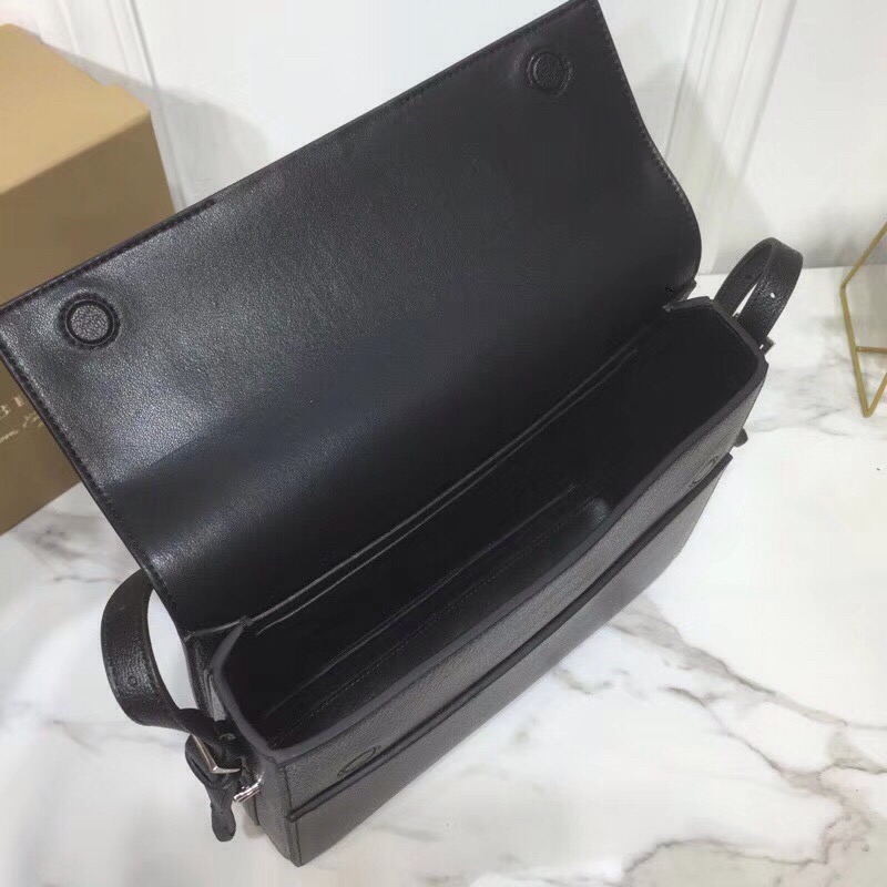 Burberry Grace Shoulder Bag Large Black For Women, Women’s Bags 10.2in/26cm