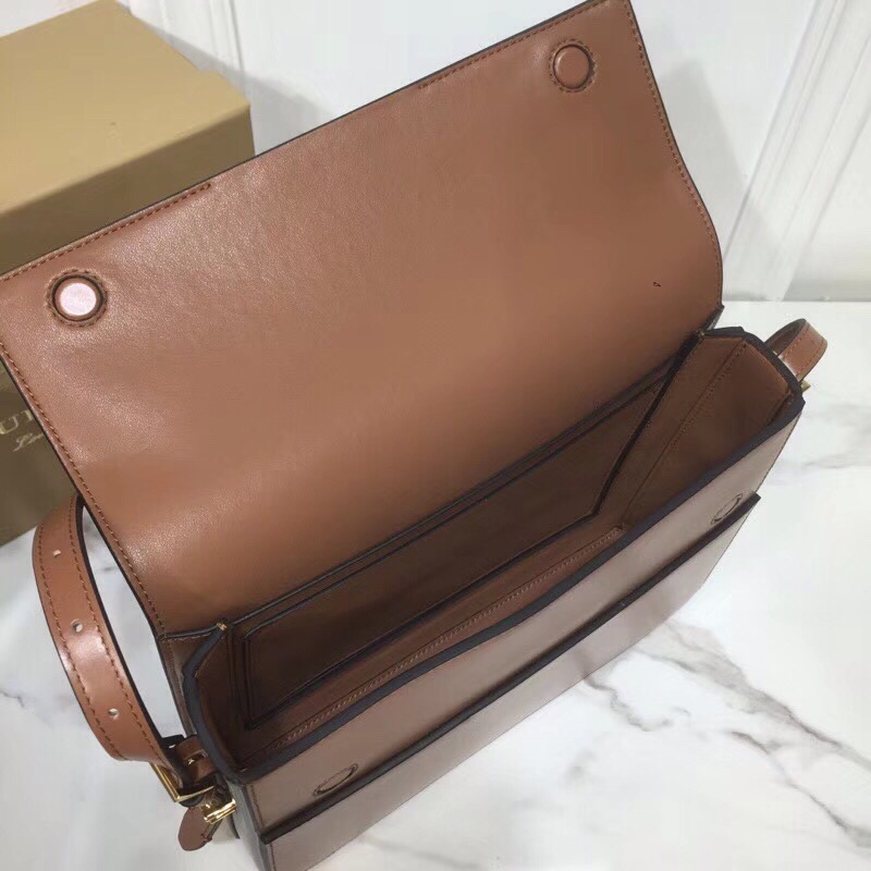 Burberry Grace Shoulder Bag Large Brown For Women, Women’s Bags 10.2in/26cm