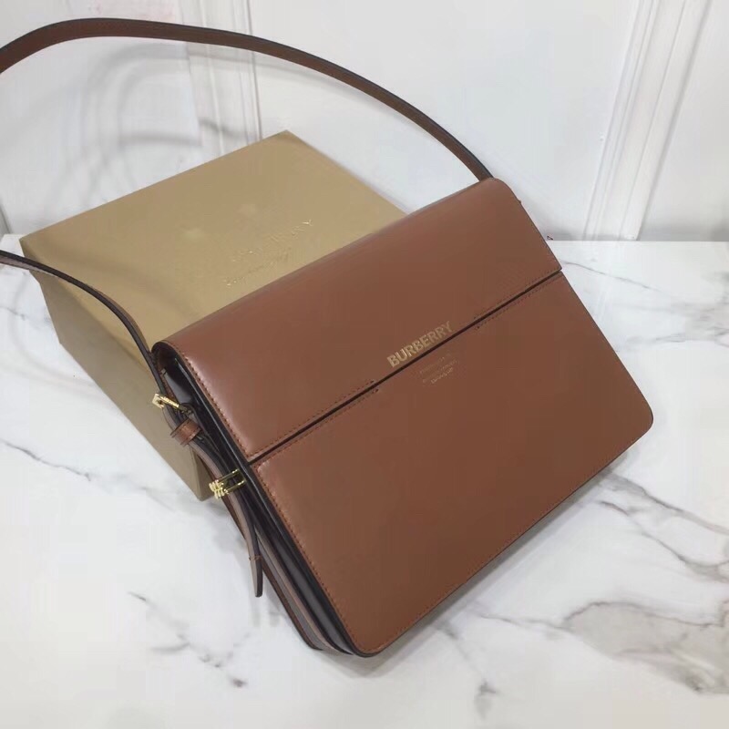 Burberry Grace Shoulder Bag Large Brown For Women, Women’s Bags 10.2in/26cm