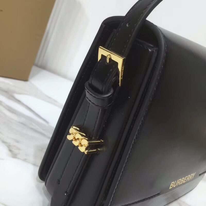Burberry Grace Shoulder Bag Small Black For Women, Women’s Bags 7.8in/20cm