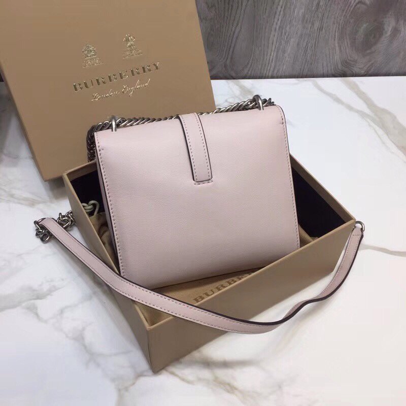 Burberry Grommet Detail Crossbody Bag Dark Light Pink For Women, Women’s Bags 7.1in/20cm