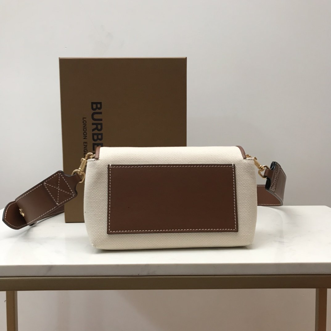 Burberry Horseferry Print Cotton Canvas Small Crossbody Bag For Women, Women’s Bags 7.1in/18cm 80518441