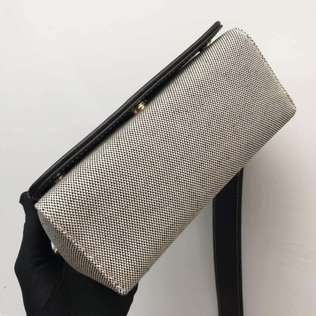 Burberry Horseferry Print Cotton Canvas Small Crossbody Bag For Women, Women’s Bags 7.1in/18cm