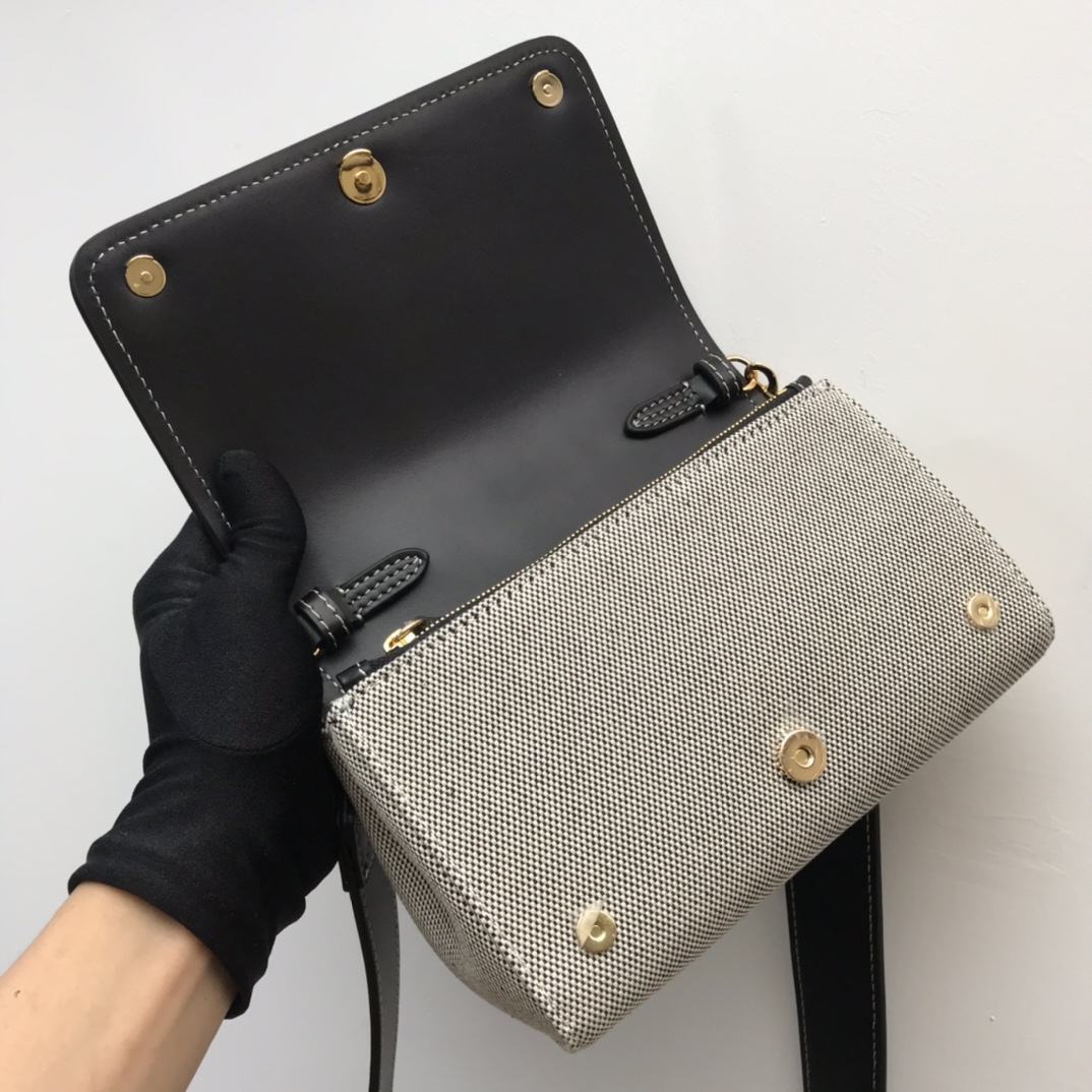 Burberry Horseferry Print Cotton Canvas Small Crossbody Bag For Women, Women’s Bags 7.1in/18cm