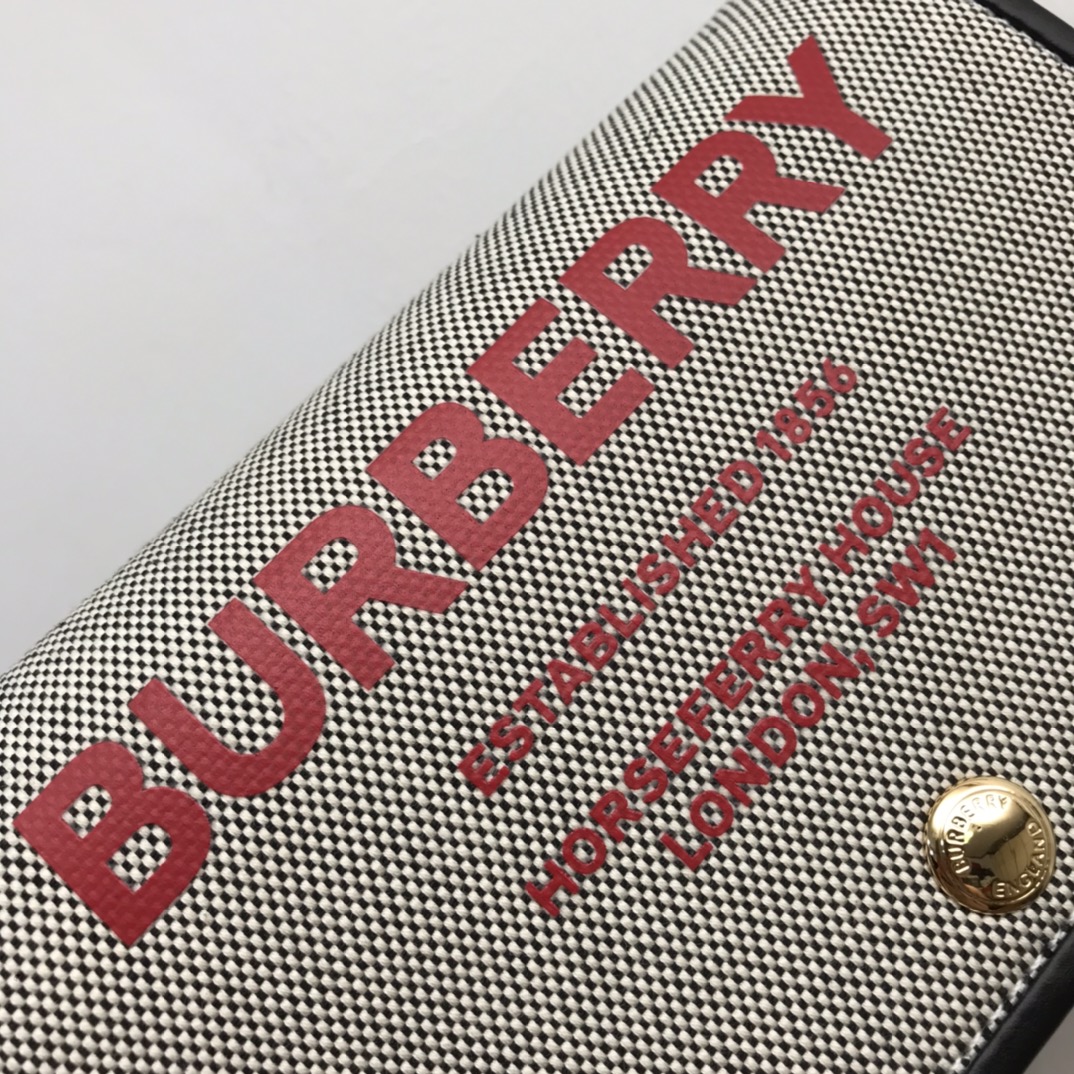 Burberry Horseferry Print Cotton Canvas Small Crossbody Bag For Women, Women’s Bags 7.1in/18cm