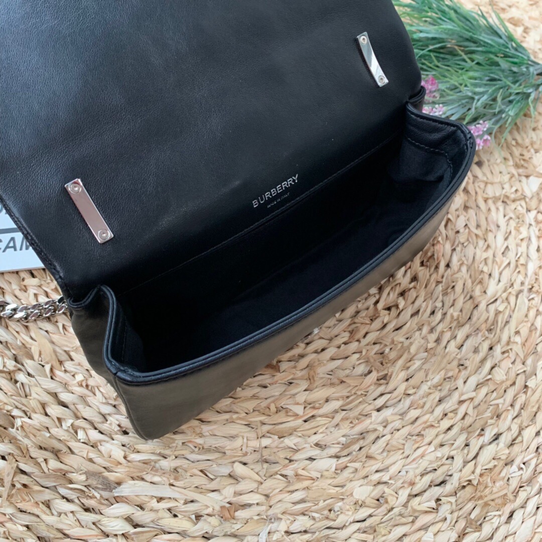 Burberry Horseferry Print Quilted Small Lola Bag Monogram Black For Women, Women’s Bags 9in/23cm 80216191