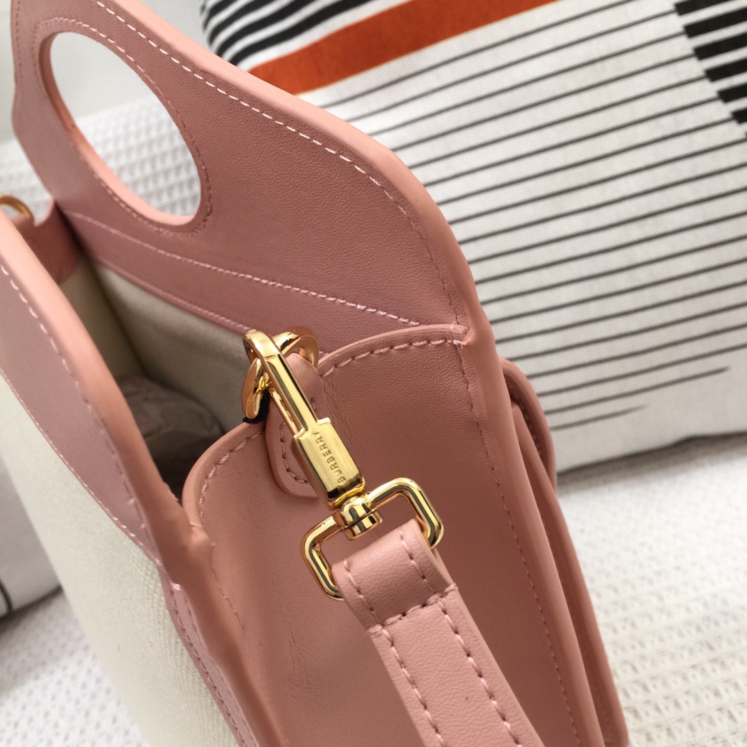 Burberry Mini Two-tone Canvas And Pocket Bag Pink For Women, Women’s Bags 10.4in/26.5cm
