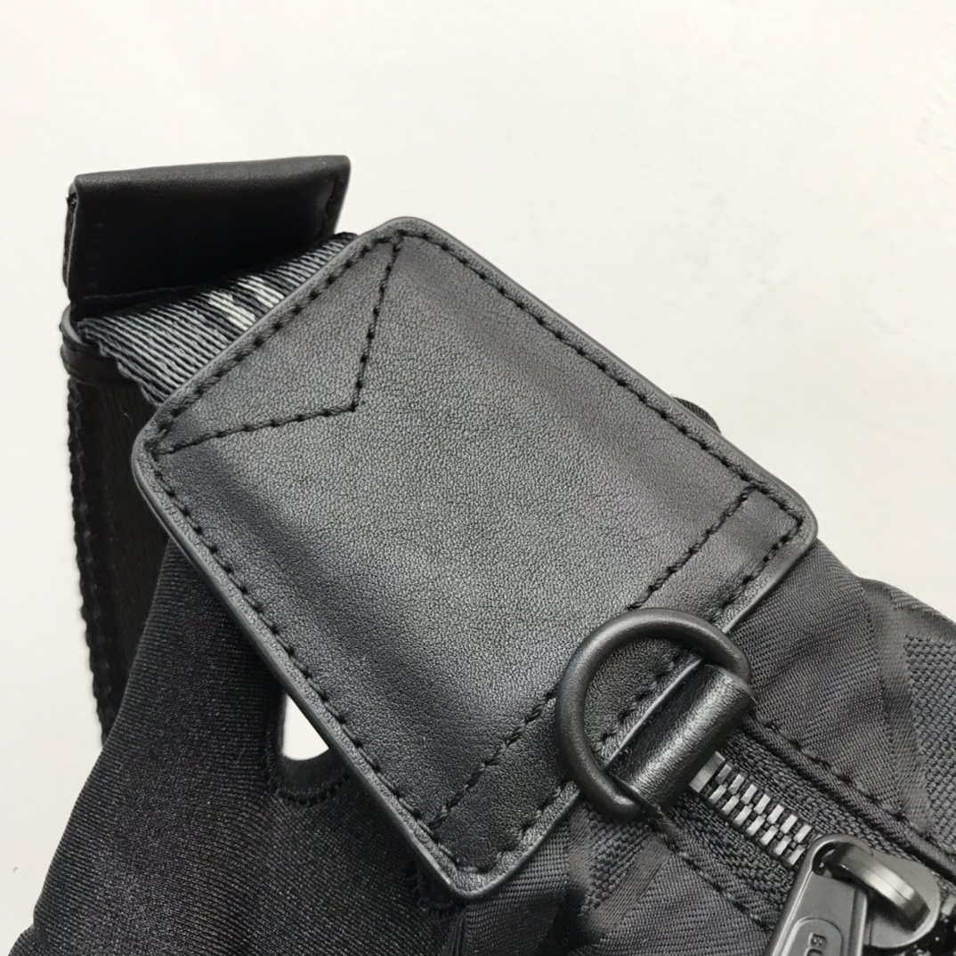 Burberry Monogram Recycled Polyester Sonny Bum Bag Black For Men, Men’s Bags 12.2in/31cm