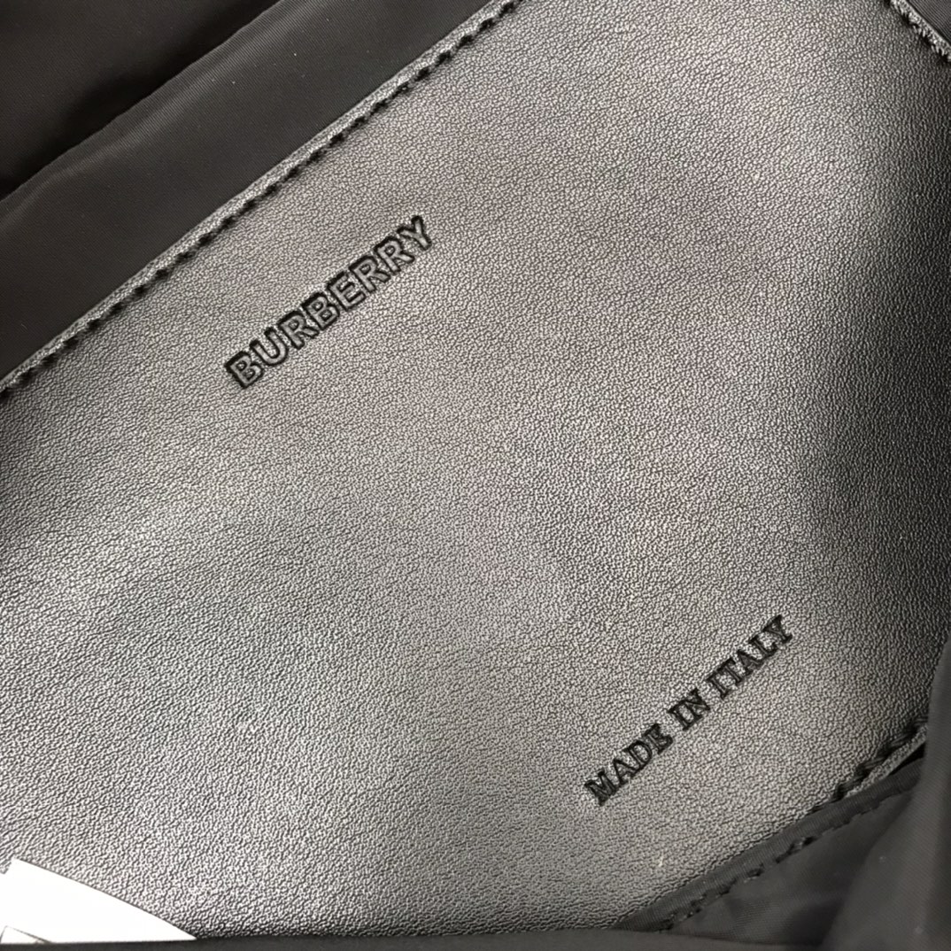 Burberry Monogram Recycled Polyester Sonny Bum Bag Black For Men, Men’s Bags 12.2in/31cm