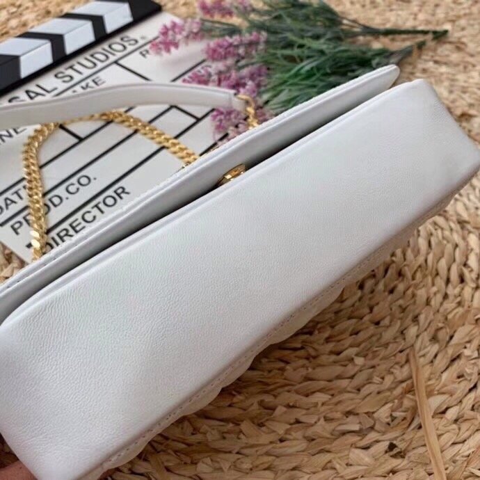Burberry Quilted Medium Lola Bag Monogram White For Women, Women’s Bags 11in/28cm 80211061
