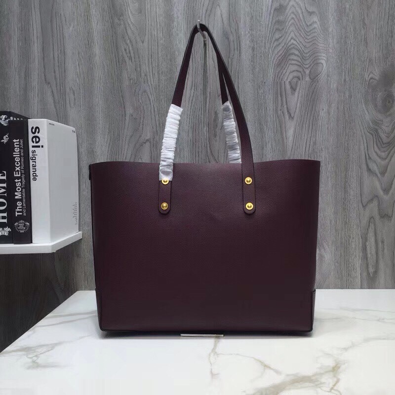 Burberry Small Embossed Crest Tote Purple For Women, Women’s Bags 13.8in/35cm