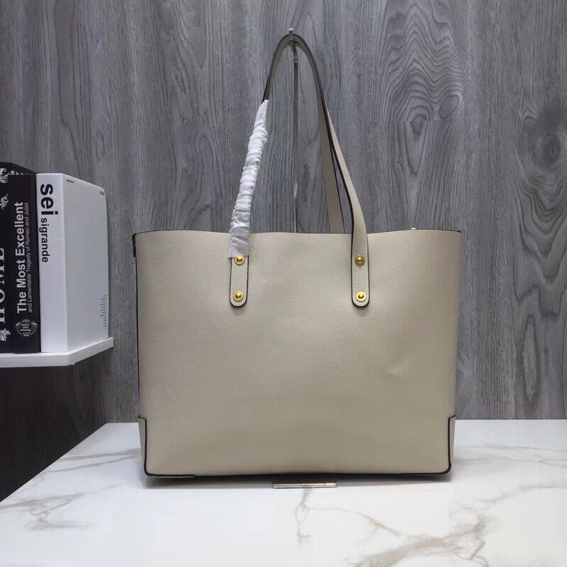 Burberry Small Embossed Crest Tote White For Women, Women’s Bags 13.8in/35cm