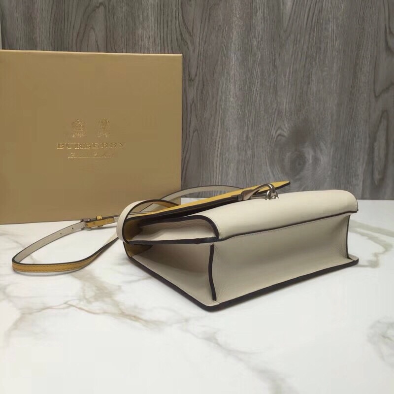 Burberry Small Macken Colorblock Crossbody Beige/Yellow Bag For Women, Women’s Bags 9.5in/24cm