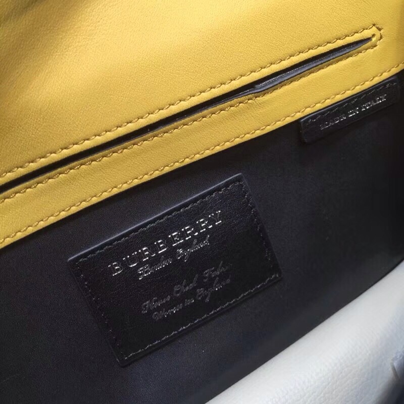 Burberry Small Macken Colorblock Crossbody Beige/Yellow Bag For Women, Women’s Bags 9.5in/24cm