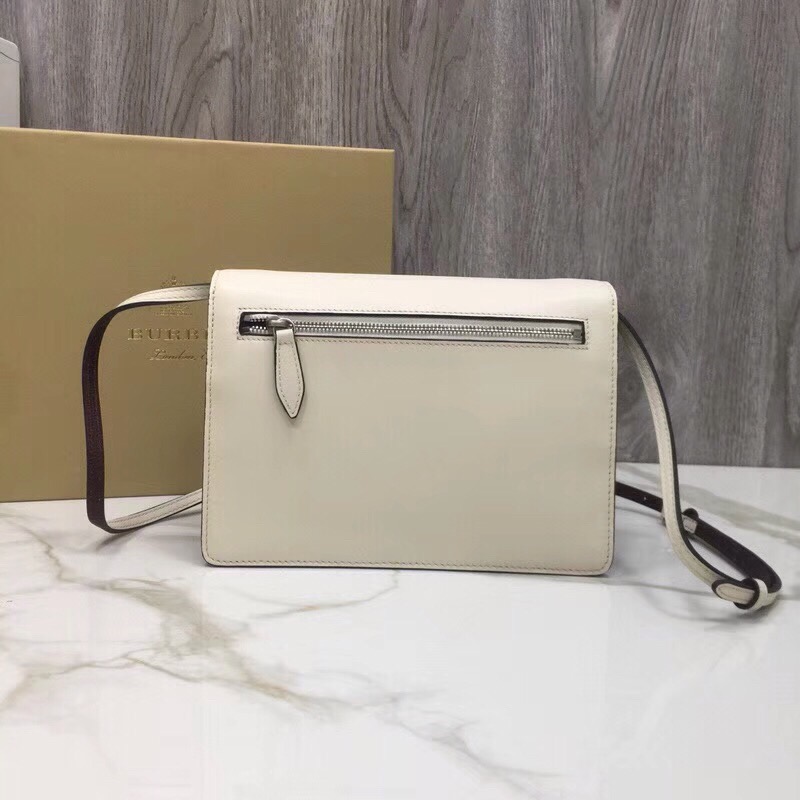 Burberry Small Macken Colorblock Crossbody Brown/White Bag For Women, Women’s Bags 9.5in/24cm
