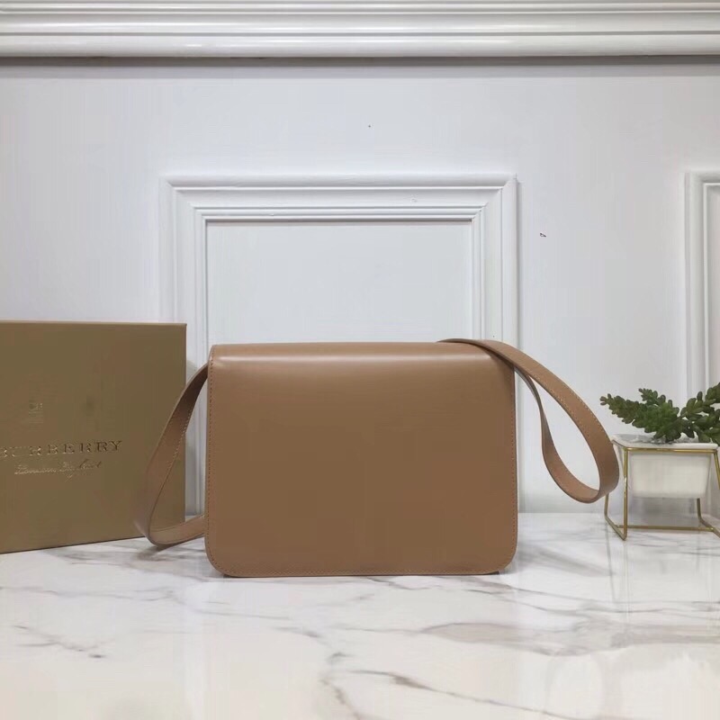 Burberry Small TB Crossbody Bag Monogram Light Brown For Women, Women’s Bags 8.3in/21cm