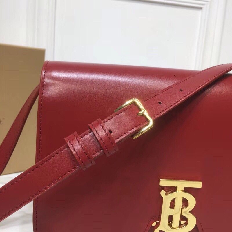 Burberry Small TB Crossbody Bag Monogram Light Red For Women, Women’s Bags 8.3in/21cm