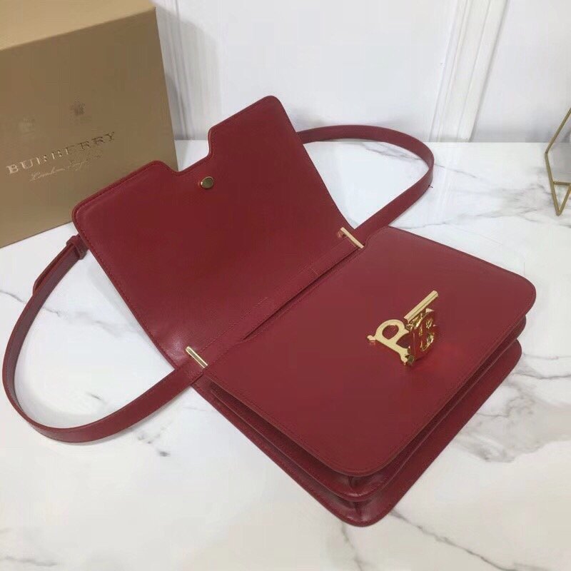 Burberry Small TB Crossbody Bag Monogram Light Red For Women, Women’s Bags 8.3in/21cm