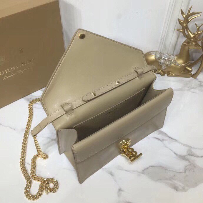 Burberry Small Tb Envelope Clutch Beige By British Heritage For Women, Women’s Bags 10.2in/26cm