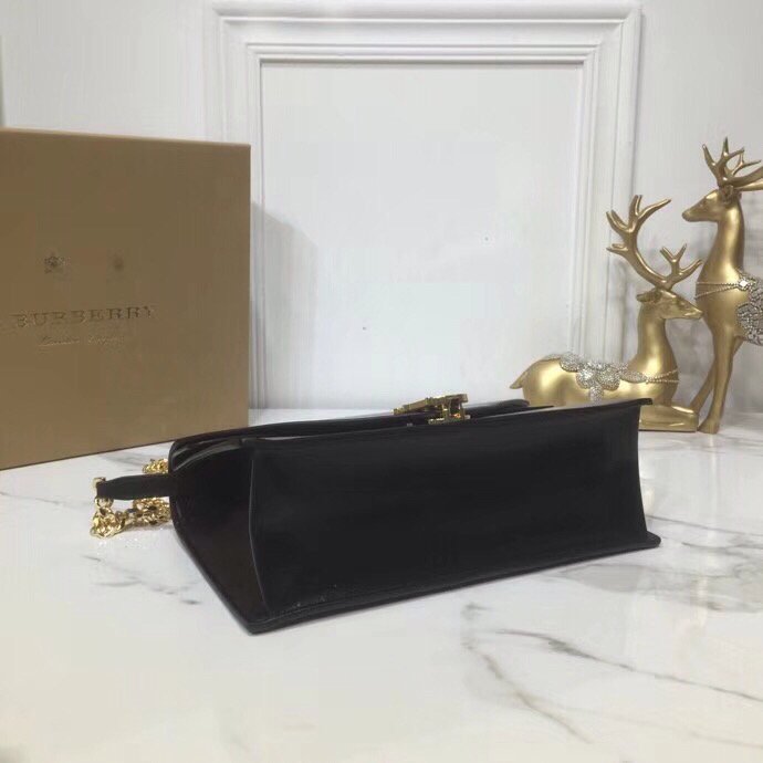 Burberry Small Tb Envelope Clutch Black By British Heritage For Women, Women’s Bags 10.2in/26cm