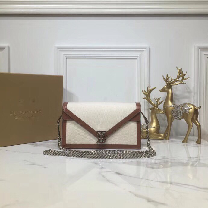 Burberry Small TB Envelope Clutch For Women, Women’s Bags 10in/26cm