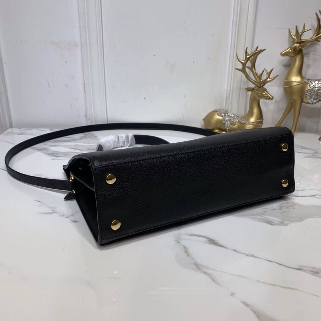 Burberry Small Title Bag With Pocket Detail Black For Women, Women’s Bags 11.8in/30cm
