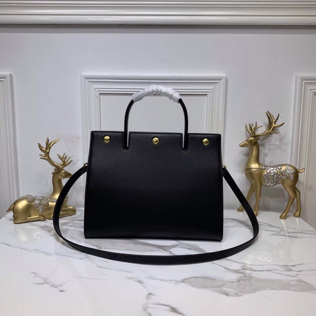 Burberry Small Title Bag With Pocket Detail Black For Women, Women’s Bags 11.8in/30cm