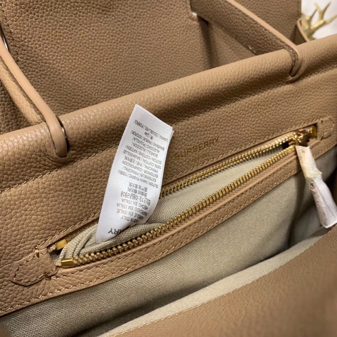 Burberry Small Title Bag With Pocket Detail Brown For Women, Women’s Bags 11.8in/30cm