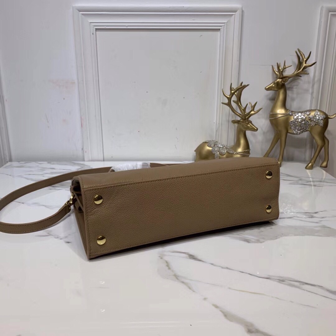 Burberry Small Title Bag With Pocket Detail Brown For Women, Women’s Bags 11.8in/30cm