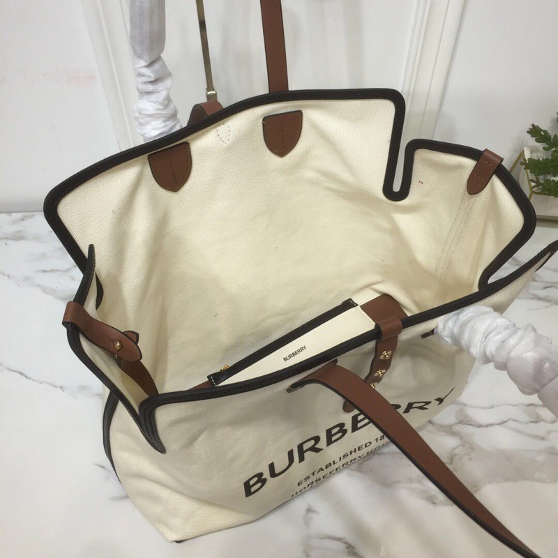 Burberry The Large Soft Cotton Canvas Belt Bag Brown For Women, Women’s Bags 16.5in/42cm