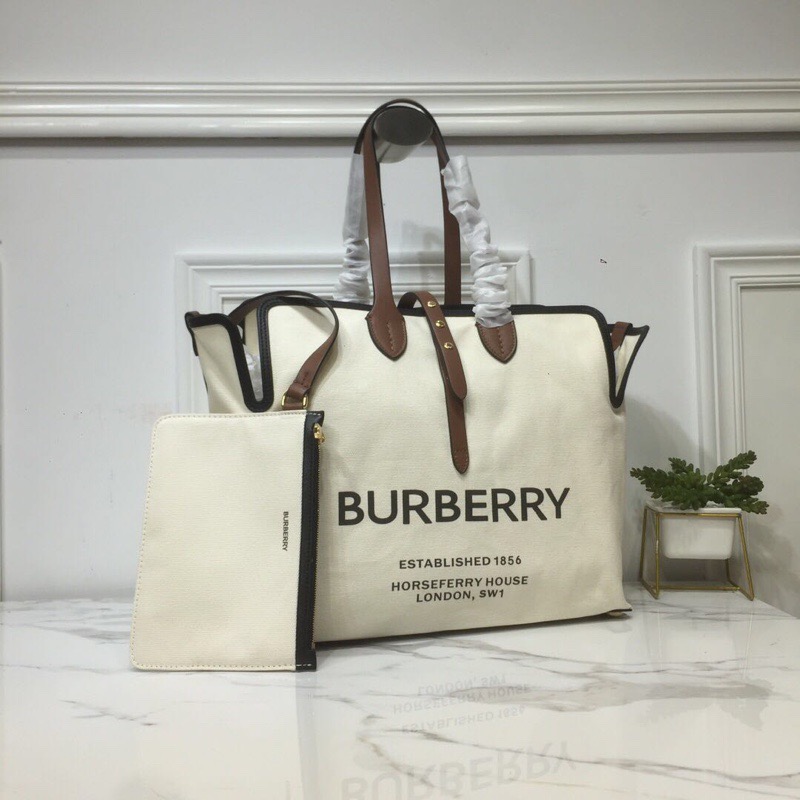 Burberry The Large Soft Cotton Canvas Belt Bag Brown For Women, Women’s Bags 16.5in/42cm