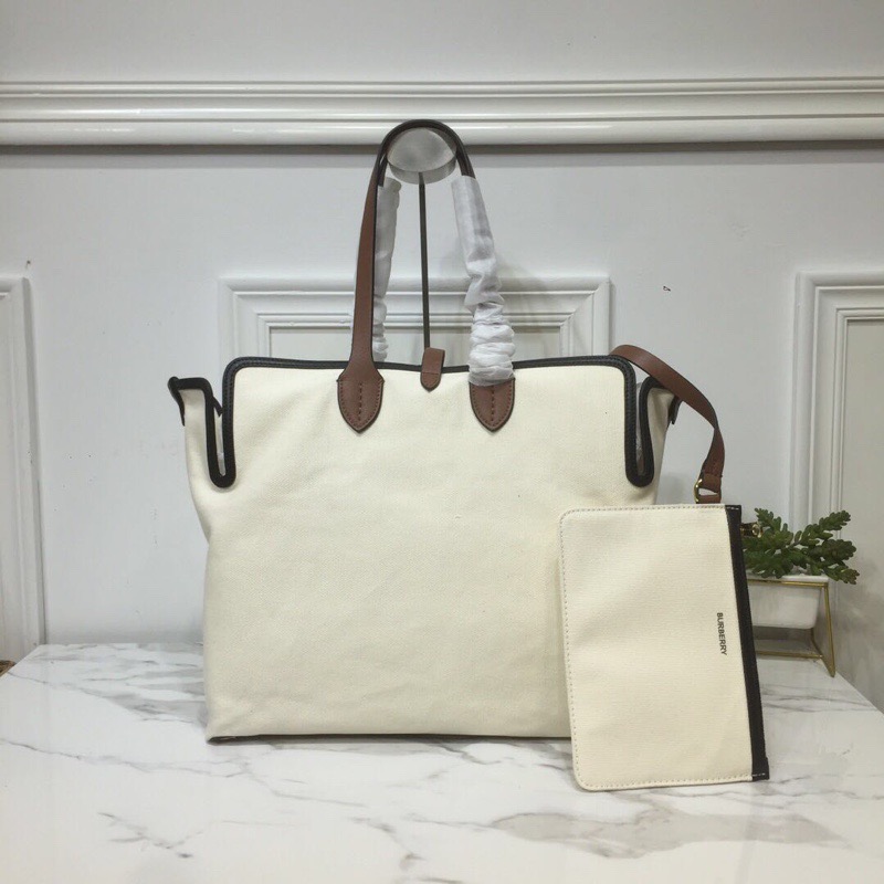 Burberry The Large Soft Cotton Canvas Belt Bag Brown For Women, Women’s Bags 16.5in/42cm