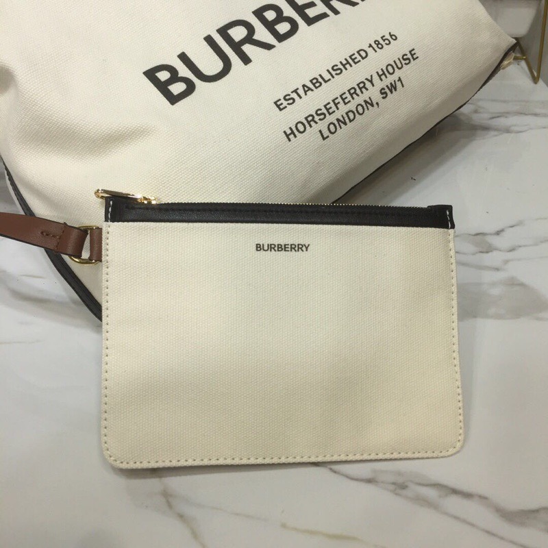 Burberry The Large Soft Cotton Canvas Belt Bag Brown For Women, Women’s Bags 16.5in/42cm