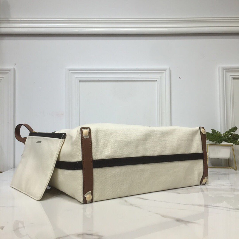 Burberry The Large Soft Cotton Canvas Belt Bag Brown For Women, Women’s Bags 16.5in/42cm