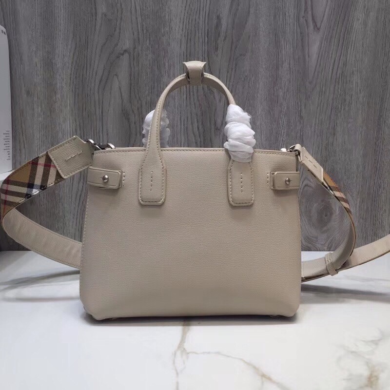 Burberry The Small Banner Bag Beige For Women, Women’s Bags 10.6in/26cm