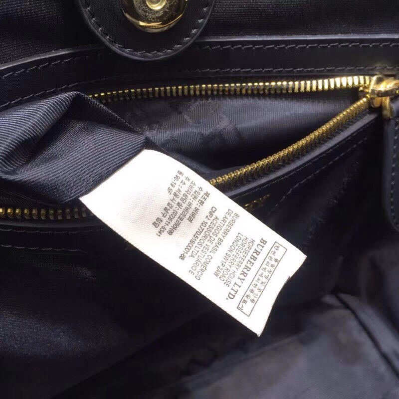 Burberry The Small Canter Horseferry Check Tote Black For Women, Women’s Bags 11.6in/29.5cm