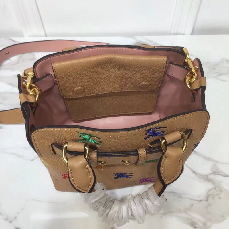 Burberry The Small Equestrian Knight Top Handle Belt Bag Brown For Women, Women’s Bags 14in/36cm