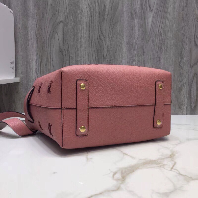 Burberry The Small Equestrian Knight Top Handle Belt Bag Pink For Women, Women’s Bags 14in/36cm