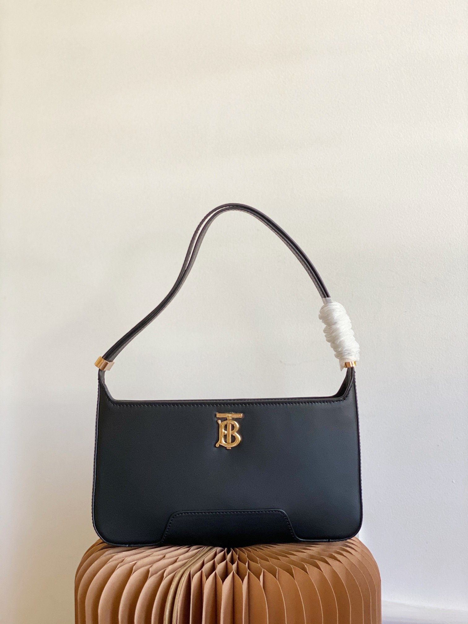 Burberry Thomas Shoulder Bag Monogram Black For Women, Women’s Bags 5.5in/14cm 80462461