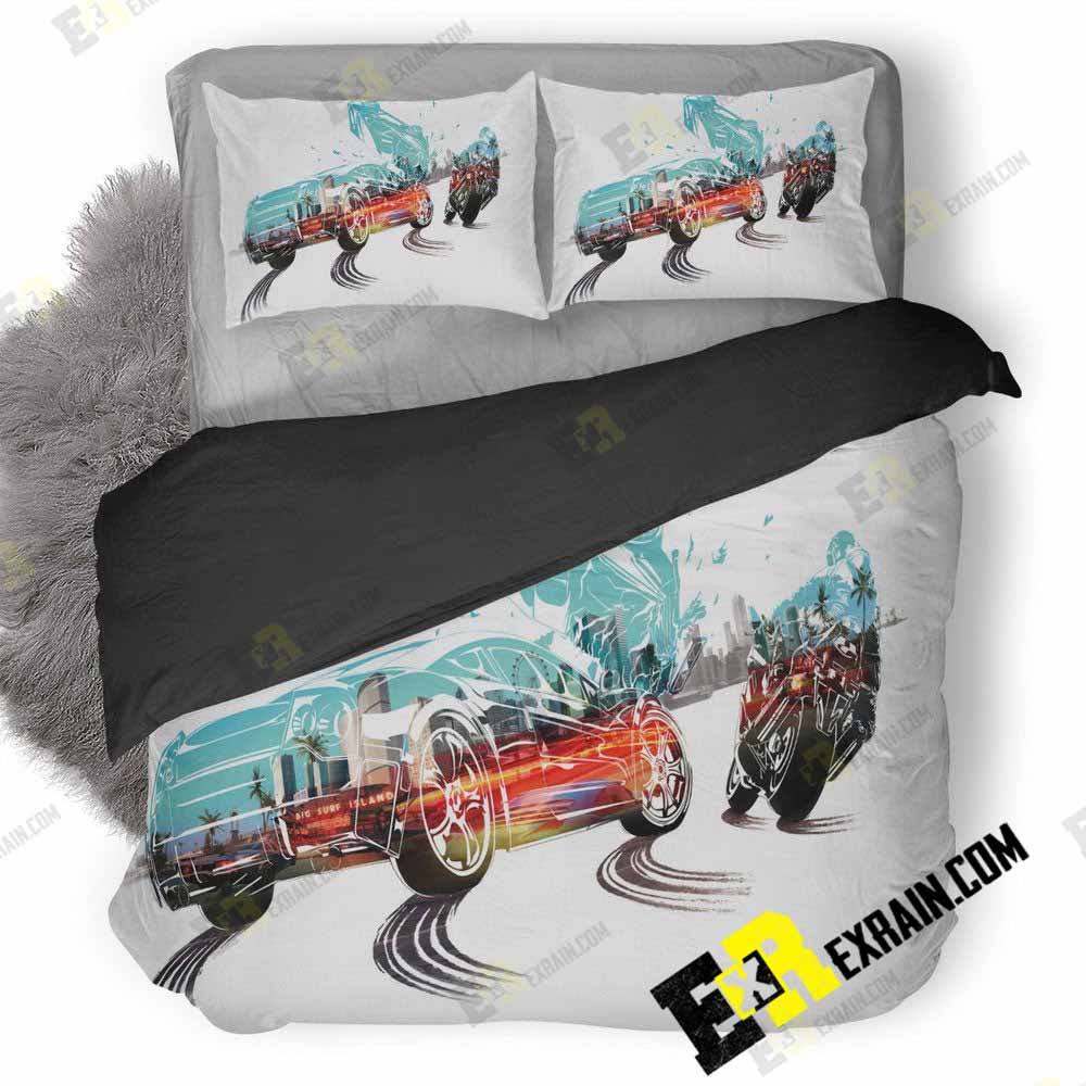 Burnout Paradise 3I 3D Customized Duvet Cover Bedding Set
