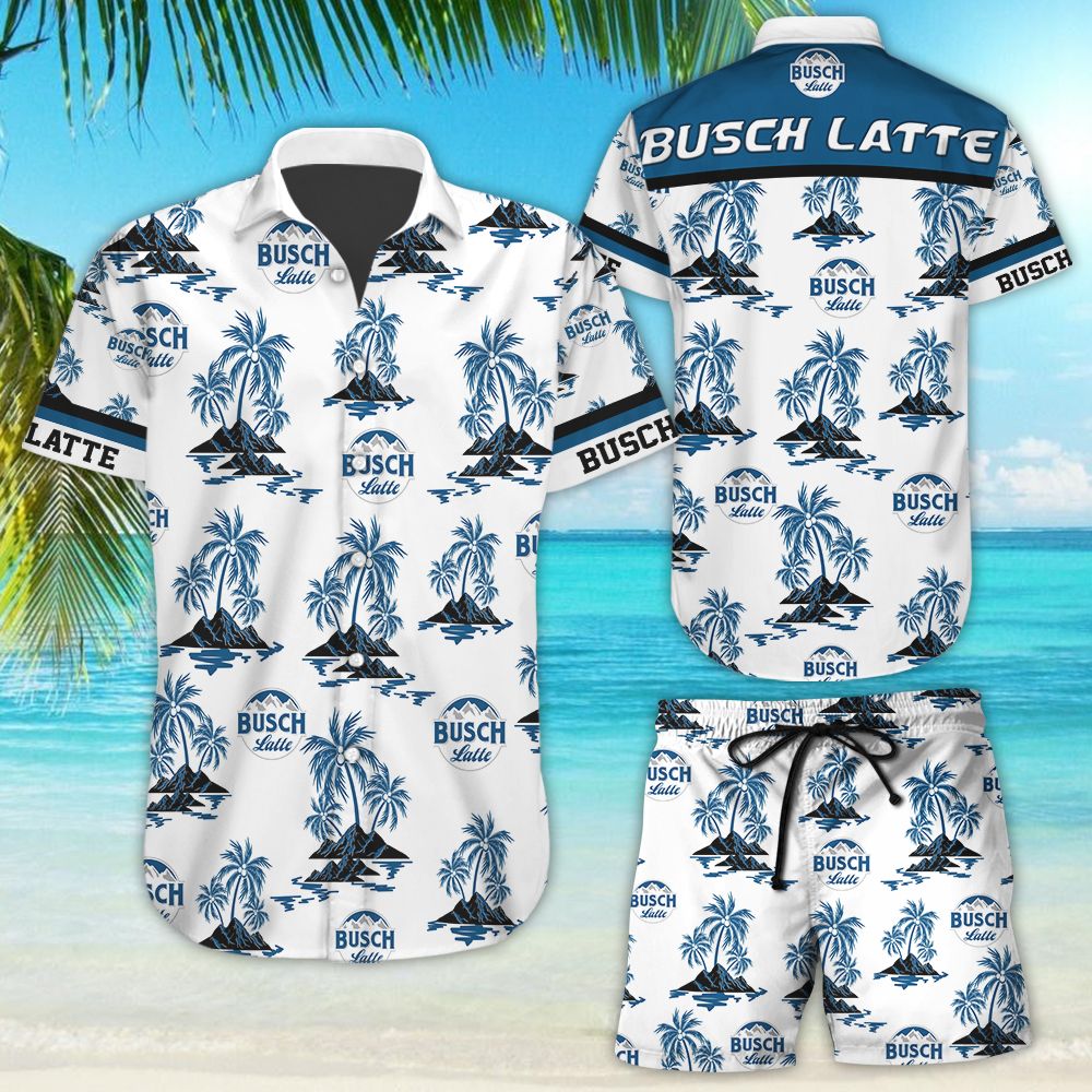 Busch Latte Hawaiian Shirt