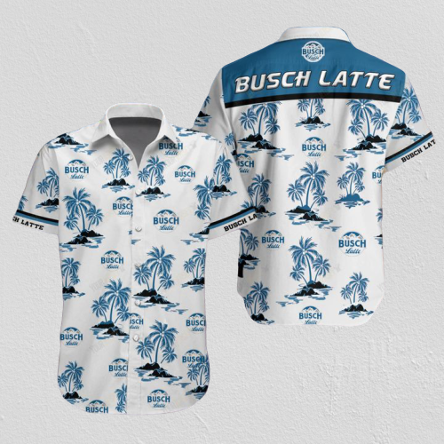 Busch Latte Hawaiian Shirt Bbs