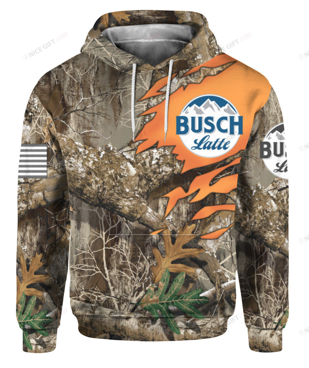 Busch Latte Hunting 3D Hoodie Gift For Fans