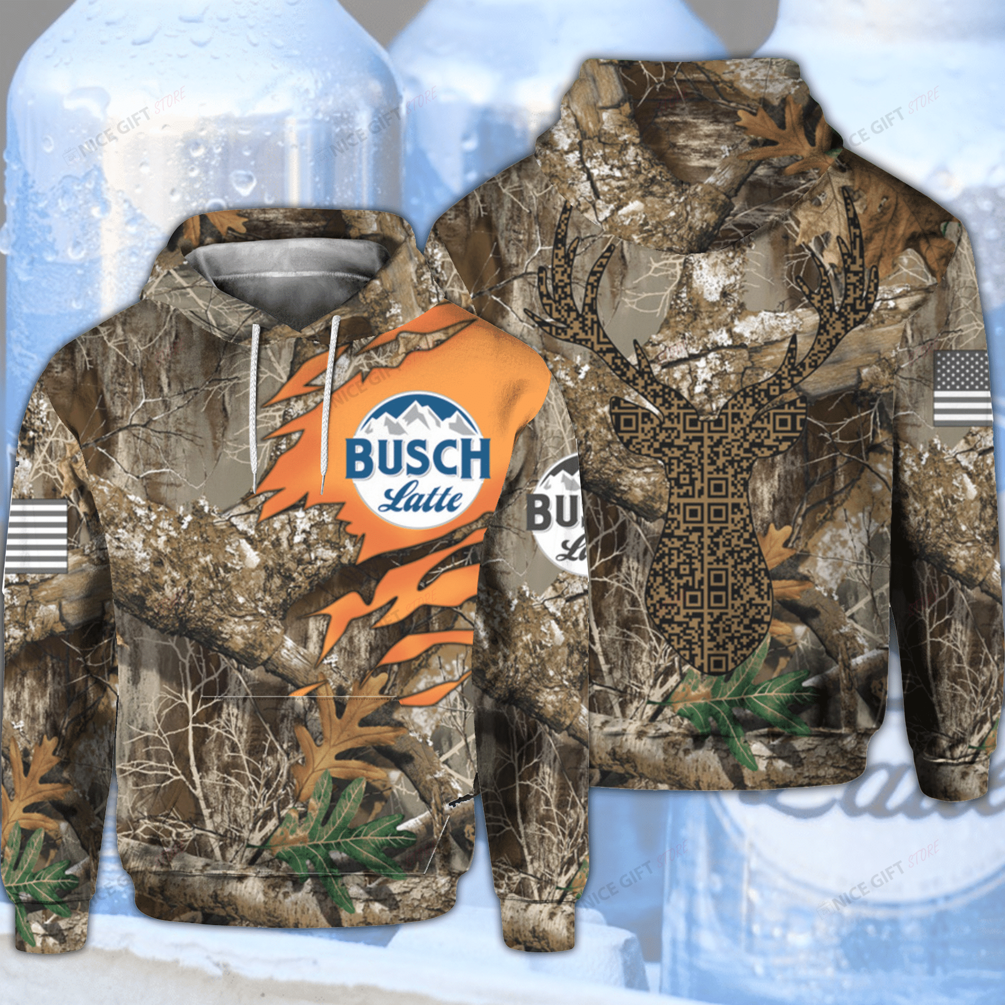 Busch Latte Hunting 3D Hoodie Gift For Fans