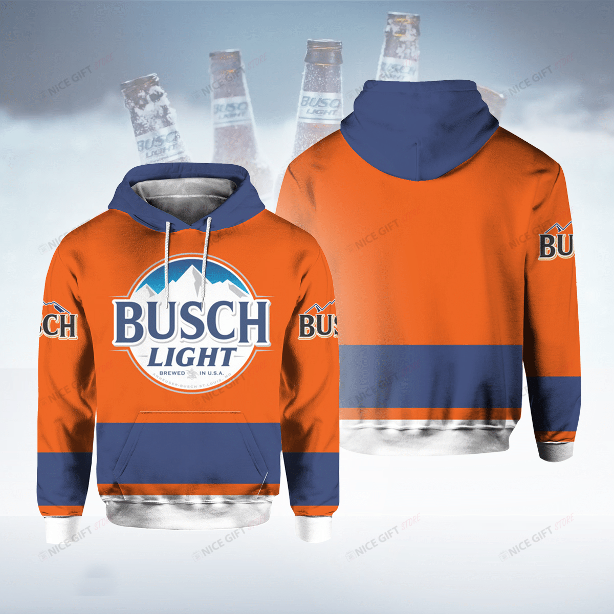 Busch Light 3D Hoodie Gift For Fans