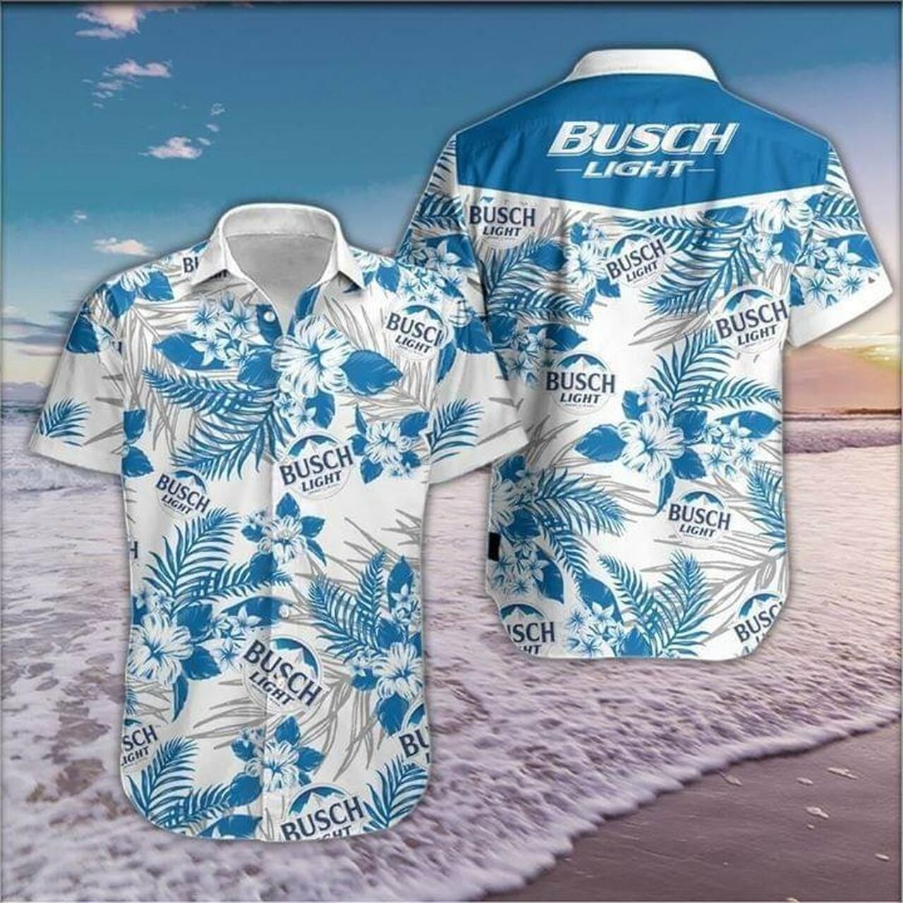 Busch Light Hawaiian 3D 6851 Shirt