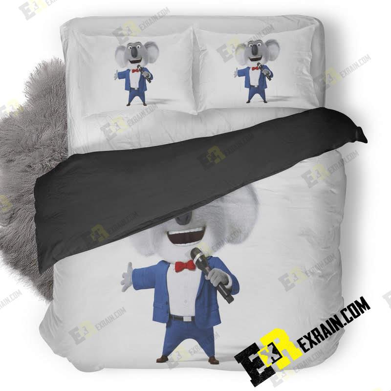 Buster Moon Sing Movie Hd 3D Customized Duvet Cover Bedding Set