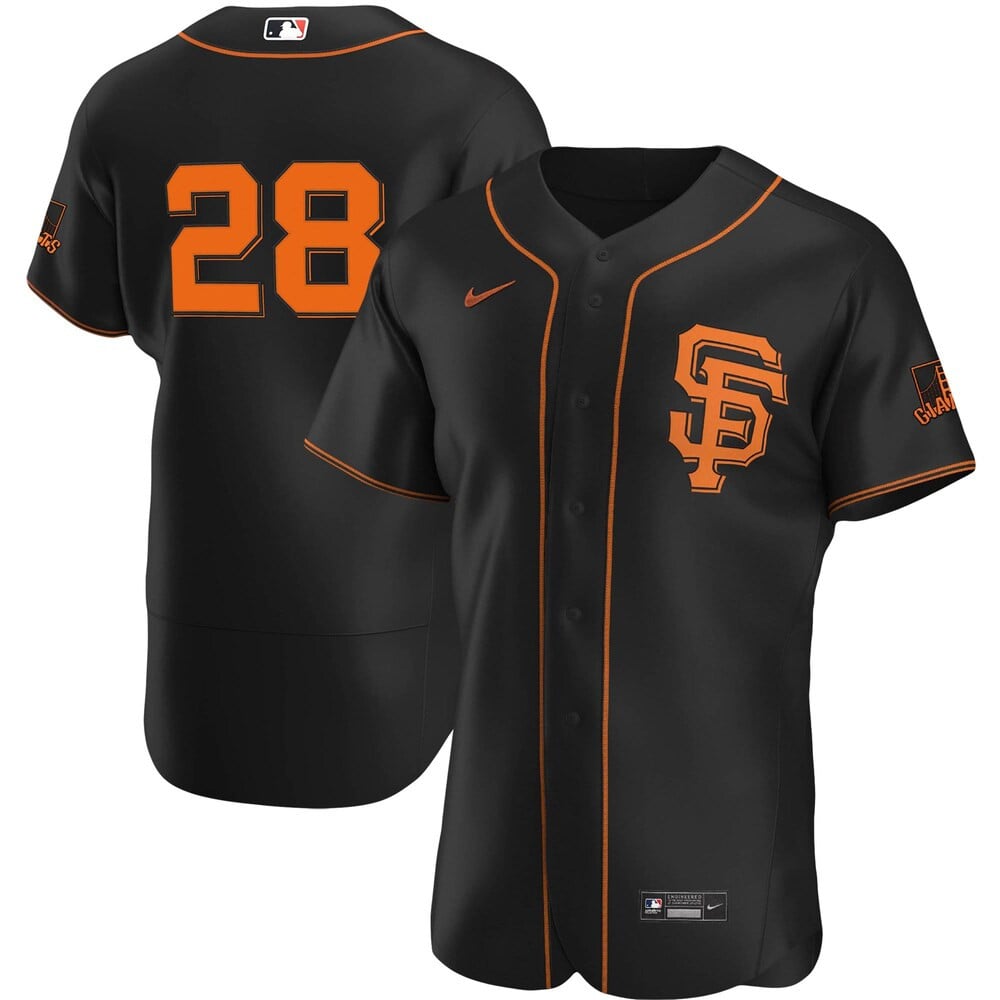 Buster Posey San Francisco Giants Nike Alternate 2020 Player Team Stitched Jersey – Black